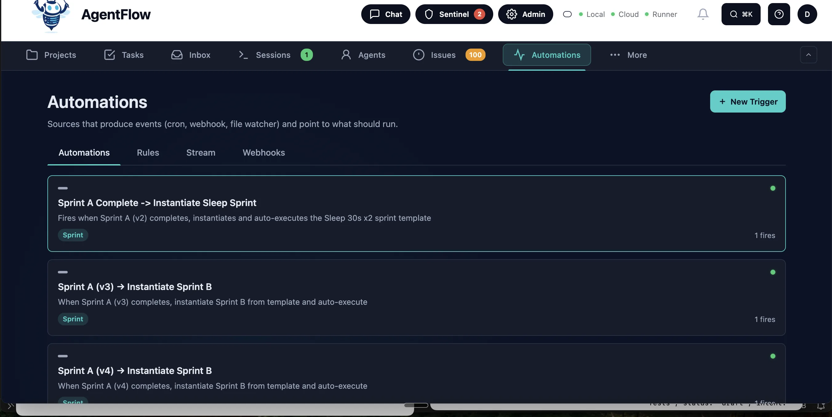 Sprint Workflows